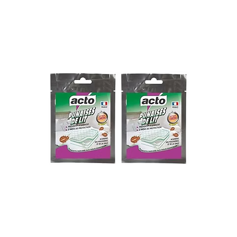 ACTO | Plaquettes punaises de lit (Lot de 2)