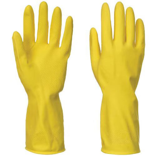 Gants de ménage jaune 12p