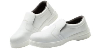 Chaussures blanche alimentaire