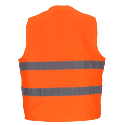 Gilet orange (avec personalisation)